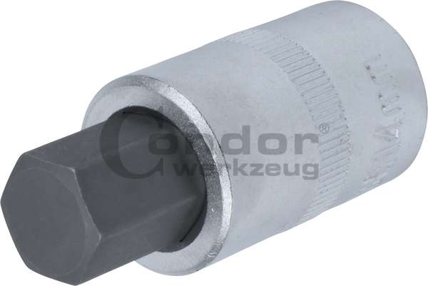 Hexagon Socket Bit 1/2", hexagon 14x55 mm