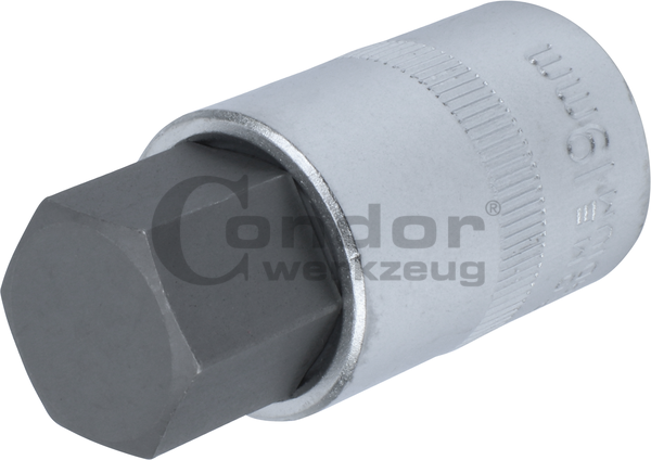 Hexagon Socket Bit 1/2", hexagon 19x55 mm