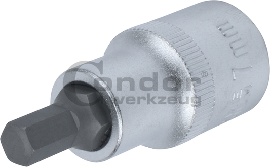 Hexagon Socket BitsSocket Bit, 1/2", hexagon 7x55 mm