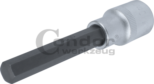 Hexagon Socket Bit 1/2", hexagon 10x100 mm