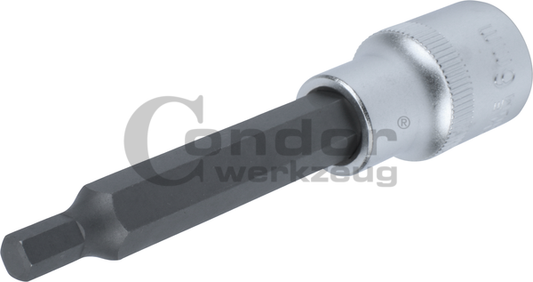 Hexagon Socket Bit 1/2", hexagon 6x100 mm