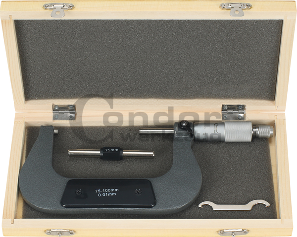 MicrometersMicrometer, 1/100 mm, range 76-100 mm