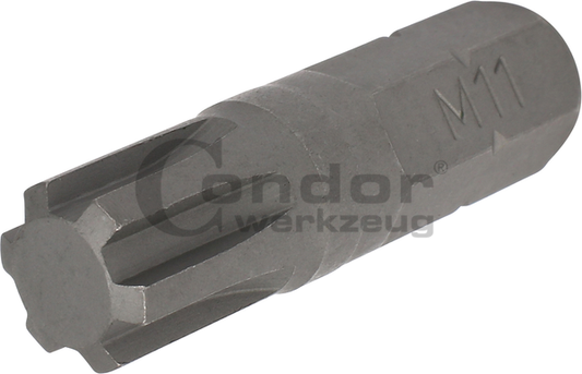 Ribe-Profile BitsBit, 10 mm hex, ribe-profile M11x40 mm