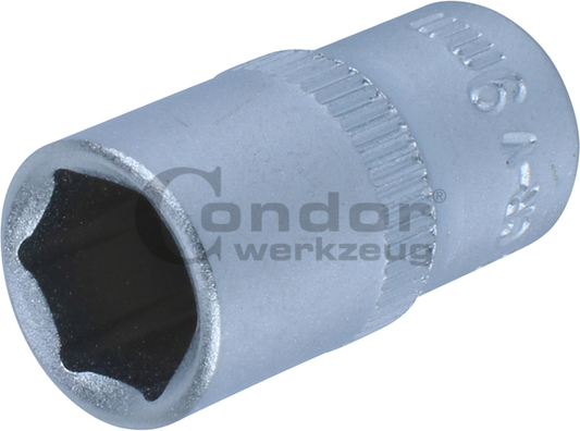 Hexagon SocketsSocket, 1/4", hexagon 12 mm, deep