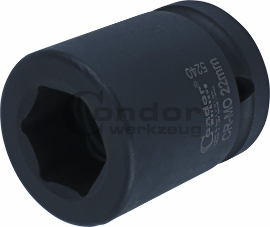 Hexagon Impact Socket 3/4", hexagon 22 mm