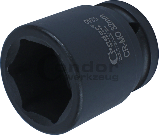 Hexagon Impact Socket 3/4", hexagon 32 mm