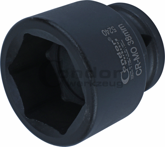 Hexagon Impact Socket 3/4", hexagon 38 mm