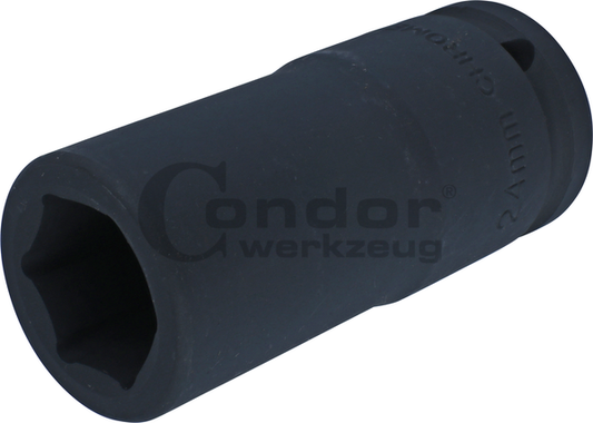 Hexagon Impact Socket 3/4", hexagon 24 mm, deep