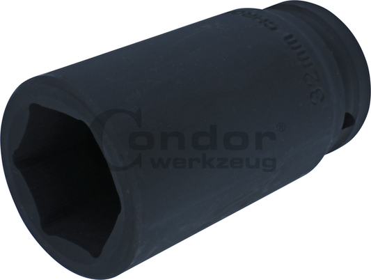 Hexagon Impact Socket 3/4", hexagon 32 mm, deep