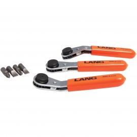 Lang3pc Ratchet Bit Wrench with 4 bits