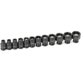 GearWrench12pc Impact Socket Set 1/4 Dr Magnetic