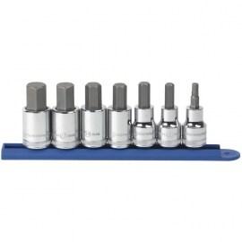 GearWrench7Pc Metric Hex Bit Socket Set 1/2 D