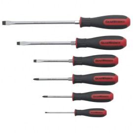 GearWrench6Pc Comb Dual Material Screwdriver Set