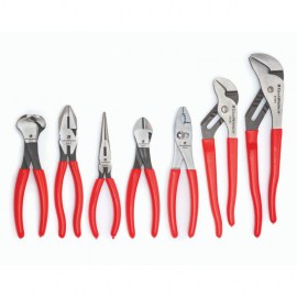 GearWrench7pc Mixed Plier Set Dipped Handle