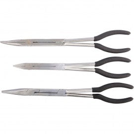 Signet3pc Double Joint Plier Set Long Reach