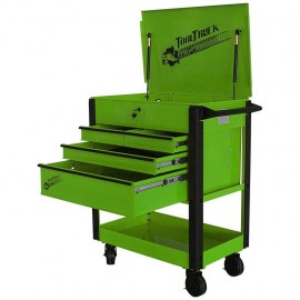 ToolTruck4 Drawer Cart Quick Assembly Green With Black Trim