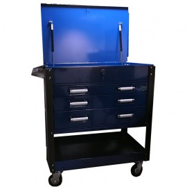 ToolTruckTool Cart Blue 4 Drawer/Flip-Up Lid